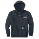 Carhartt Rain Defender Paxton Heavyweight Hooded Zip-Front Sweatshirt (New Navy)